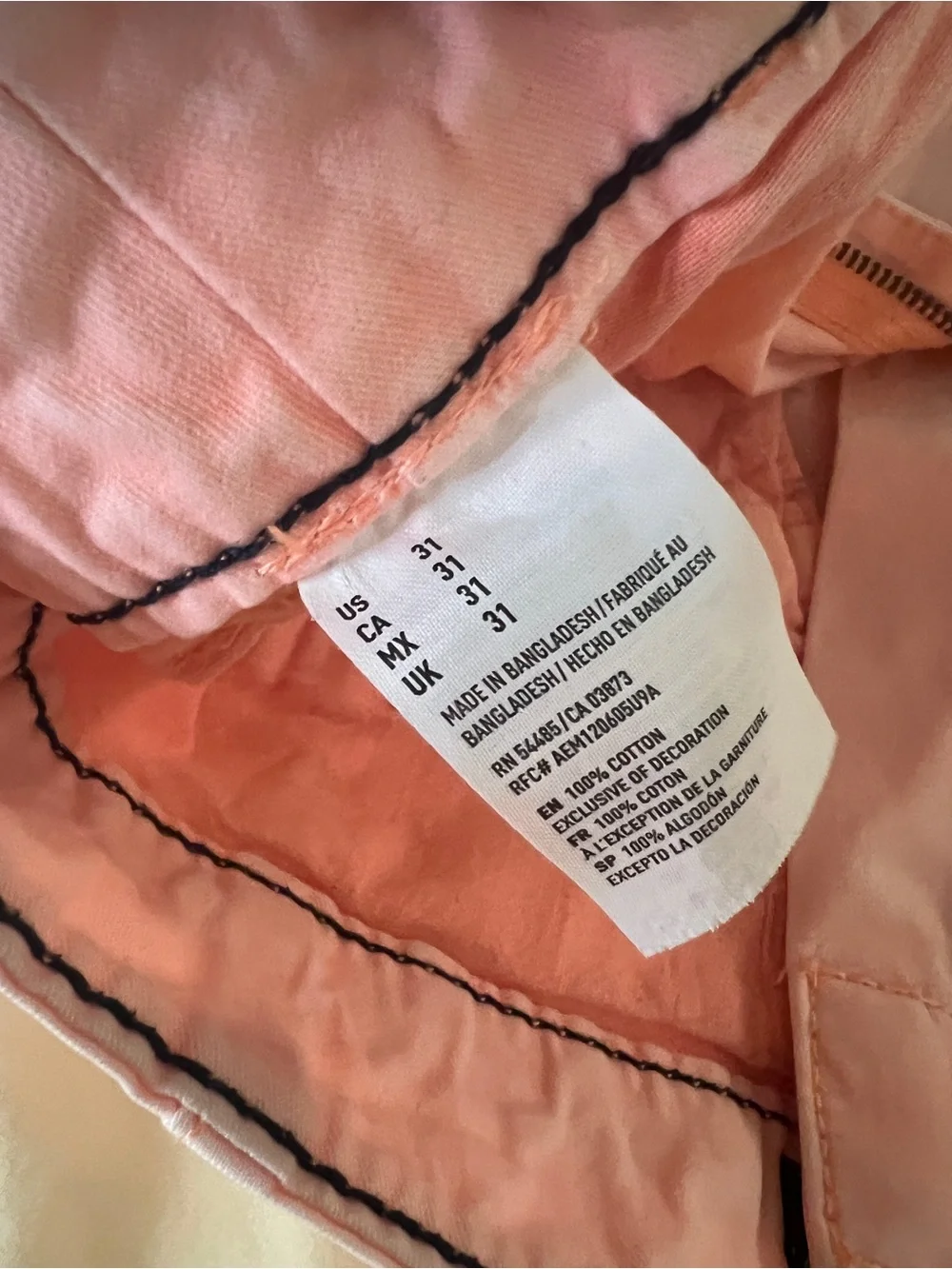 American Eagle Outfitters Pink Women's Chino Bermuda Shorts